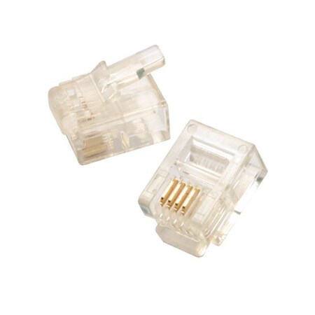 Modular Plug, 6P4C, Round Cable, PK1000 MPN:764-RX50