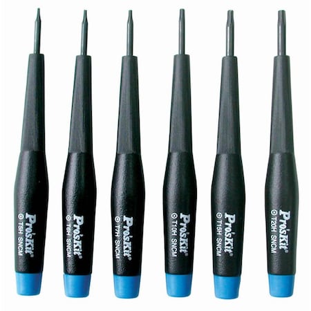 Precision Screwdriver Star Tip St 6pc MPN:800-150