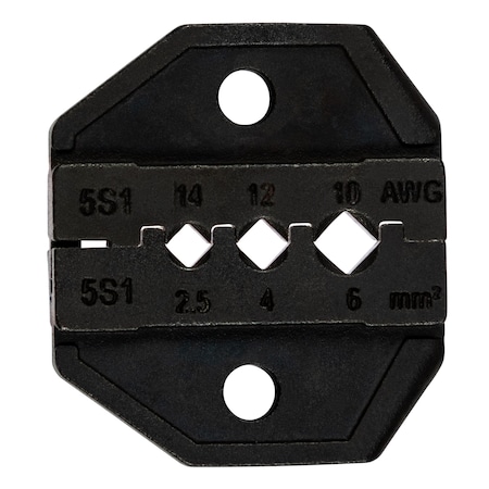 Upper/Lower Crimping Die, 10 AWG Cap. MPN:CP-5S1D