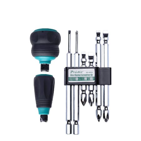 Screwdriver, Ratcheted, 6 double, end Bi MPN:SD-9820