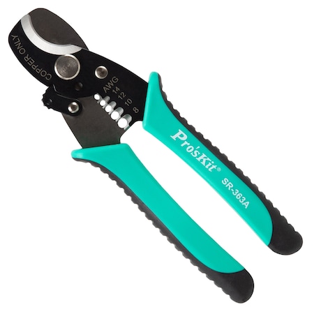 Round Cable Cutter/Stripper 14-8 AWG MPN:SR-363A