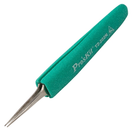 Tweezer, ESD Safe, Soft, Grip, Super Fine MPN:TZ-202N