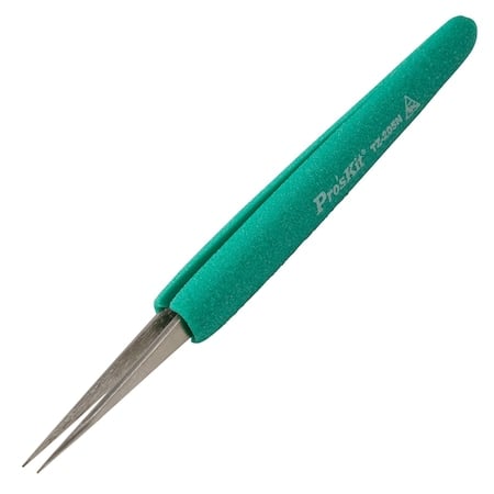 Tweezer, ESD, Safe, Soft, Grip, Fine MPN:TZ-205N