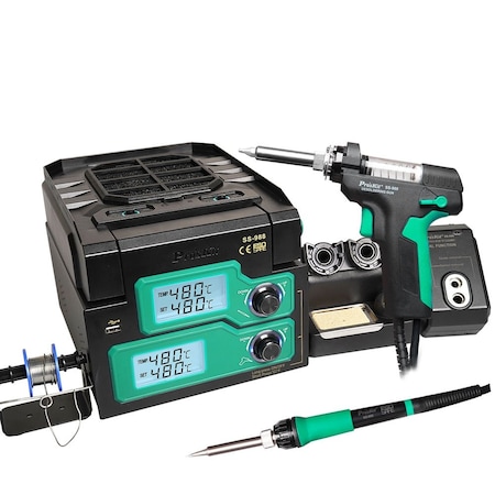 Soldering/Desoldering Sta w/Adj Smoke MPN:SS-988E
