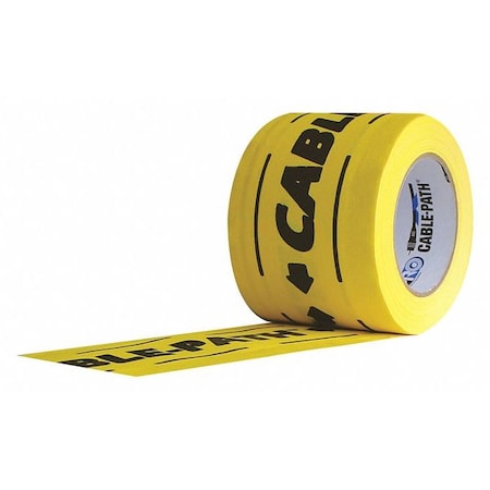 Cable Path Cloth Tape, 4x30 yd., Yellow MPN:CABLE PATH