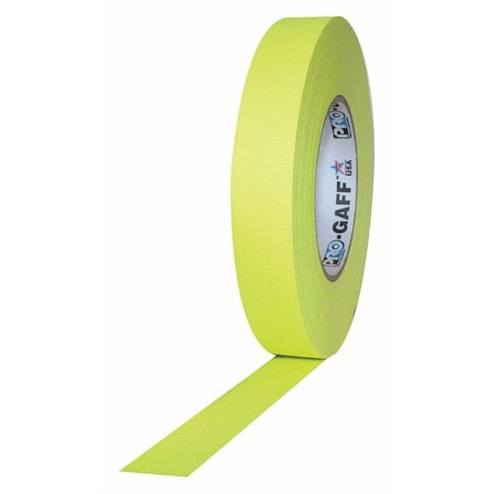 Matte Cloth Tape, 1x50yd., FL Yellow MPN:PRO-GAFF