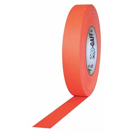 Matte Cloth Tape, 1x50yd., FL Orange MPN:PRO-GAFF