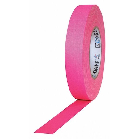 Matte Cloth Tape, 1x50yd., FL Pink Cloth MPN:PRO-GAFF