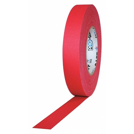 Matte Cloth Tape, 1x55yd., Red Cloth, 1 in W x 55 yd. L, 11 mil Thick MPN:PRO-GAFF