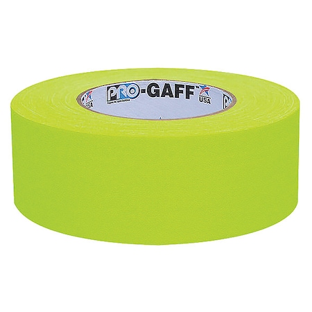 Matte Cloth Tape, 2x50yd., FL Yellow MPN:PRO-GAFF