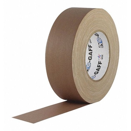 Matte Cloth Tape, 2x55yd., Tan Cloth, 2 in W x 55 yd. L, 11 mil Thick MPN:PRO-GAFF