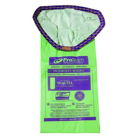 Intercept Micro Filter Bag, Fits SCP 10 (10 pk.) MPN:107313