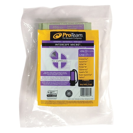 IMF Bag, Closed Collar, f/ 6 qt., PK10, 10 PK MPN:106995