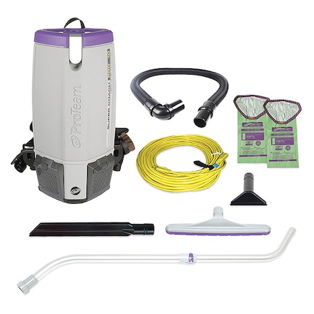 PROTEAM 10 qt. 120V, 1108W Backpack Vacuum Cleaner MPN:107303