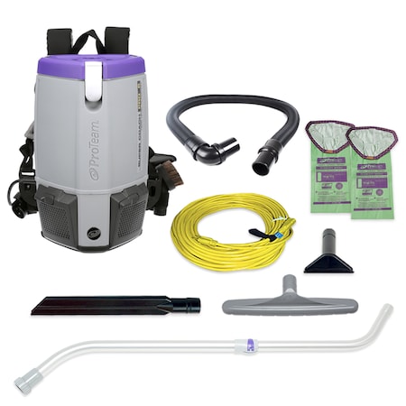 Backpack Vacuum, 6 qt., Xover Performance Telescoping Wand Tool Kit MPN:107307