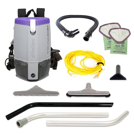 Super Coach Pro 6, 6 qt. Backpack Vacuum w/ Remediation Tool Kit MPN:107467