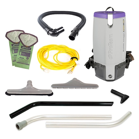 Super Coach Pro 10, 10 qt. Backpack Vacuum w/ Remediation Tool Kit MPN:107468