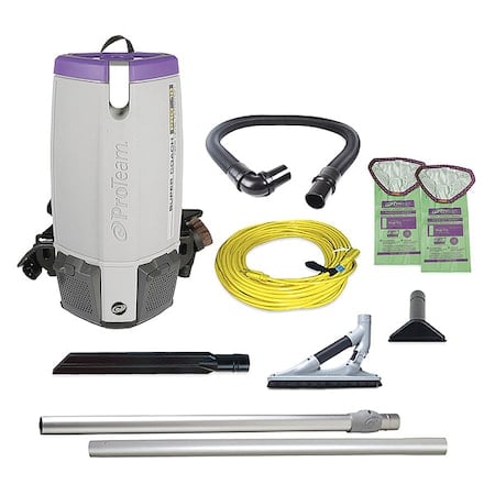 Super Coach Pro 10, 10 qt. Backpack Vacuum w/ ProBlade Hard Surface Tool Kit MPN:107537