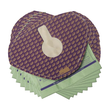 3 qt. Intercept Micro Filter Bag, Closed Collar, Fits GoFit 3 Backpack Vacuum, 10PK MPN:107667