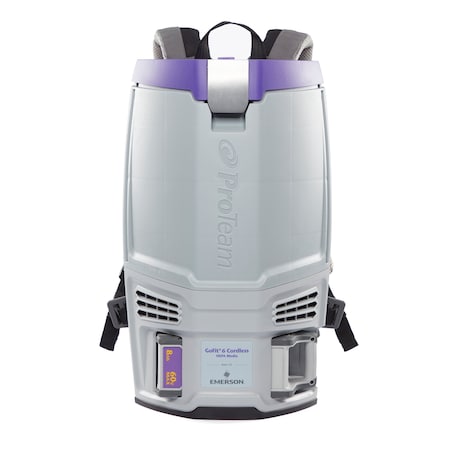 GoFit 6 Cordless 8Ah, 6 qt. Commercial Backpack Vacuum w/107532 Kit MPN:107788