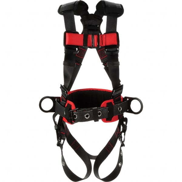 Fall Protection Harnesses: 420 Lb, Construction Style, Size Medium & Large MPN:7100232017
