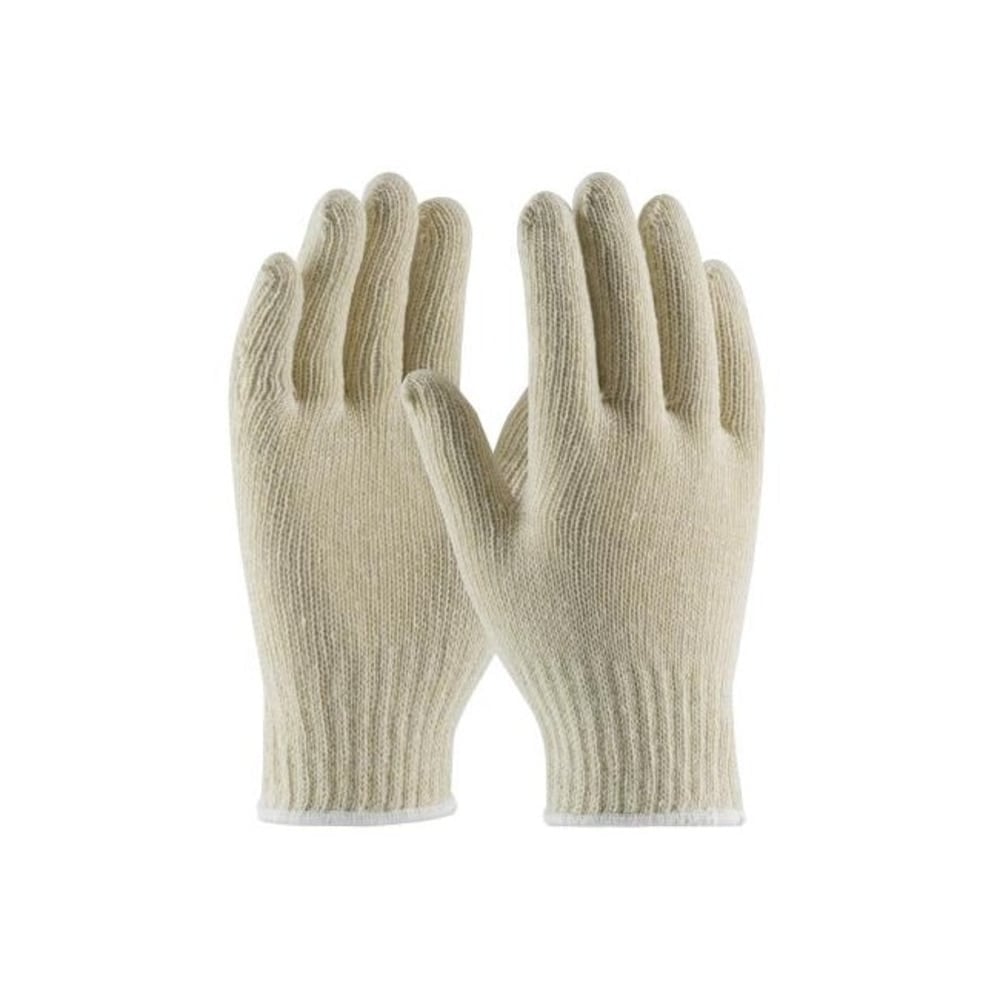 PIP Cotton/Polyester Gloves, 7in, Medium, White, Pack Of 12 Pairs MPN:35-C104/M