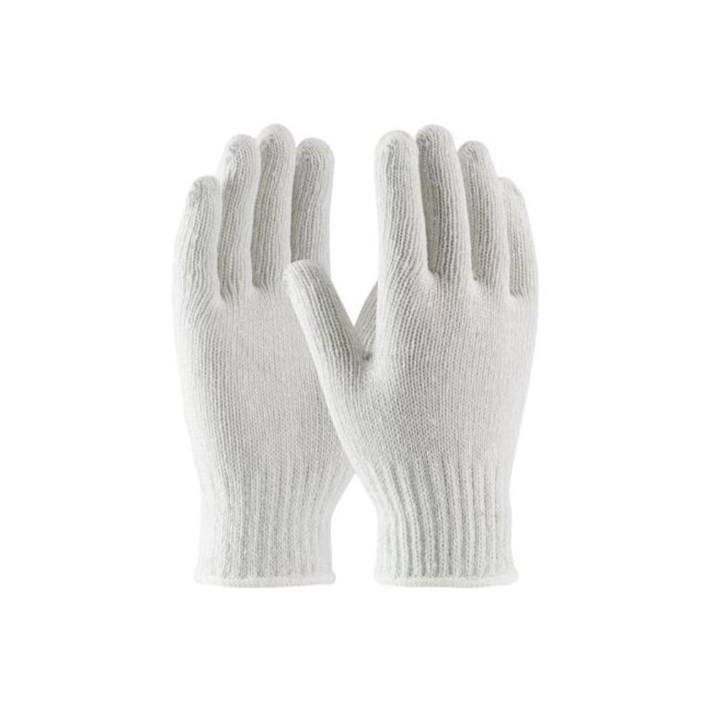 PIP Cotton/Polyester Gloves, Large, White, Pack Of 12 Pairs MPN:35-CB110/L