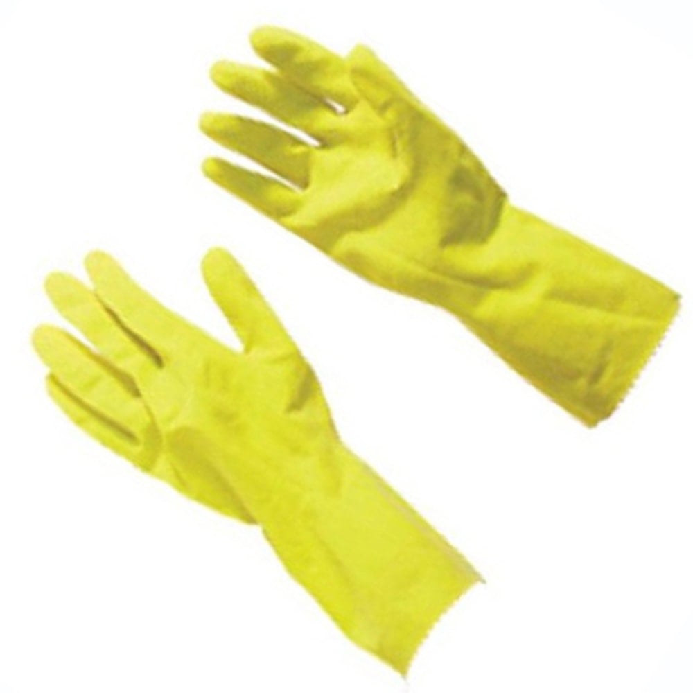 PIP Dish Gloves, Large, 12in, Yellow MPN:48-L162Y/L