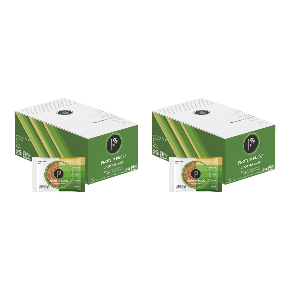 Protein Puck, Good Vibes, Sunflower Butter - 24-1.34 oz MPN:PP-115-2IN