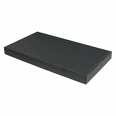 ESD Cndct Lid Black Cardboard 17 3/4 in MPN:37550