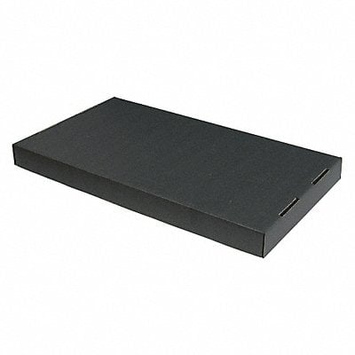 ESD Cndct Lid Black Cardboard 19 3/8 in MPN:37554
