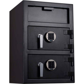 Protex Large Dual-Door Front Loading Depository Safe w/ Electronic Lock FDD-3020 II 20