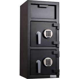 Protex FDD-3214 II Narrow Body Dual Door Depository Safe With Electronic Lock 14