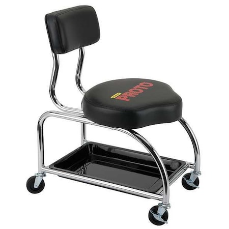 Tool Trolley Stool, With Backrest, 300 lb. MPN:JFC1010