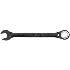 Proto JSCV14F Black Chrome Combination Locking Flex-Head Ratcheting Wrench 7/16