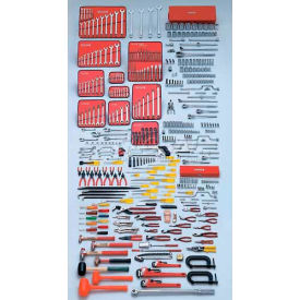 Proto J99722A 453Piece Intermediate Tool Set W/Roller Cabinet J453441-8RD & Top Chest J453427-6RD J99722A