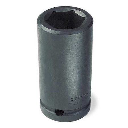 3/4 in Drive Impact Socket Deep Socket, black oxide, Steel, 13/16 in MPN:J07513L