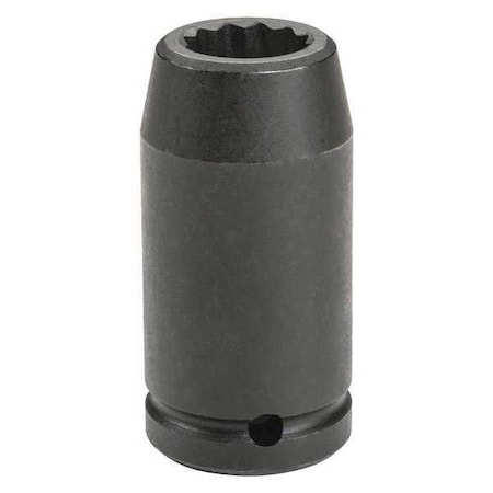 3/4 in Drive Impact Socket Deep Socket, black oxide, Steel, 19 mm MPN:J07519MLT