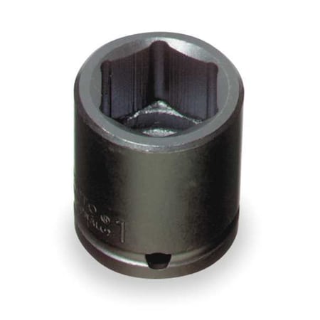 3/4 in Drive Impact Socket 1 1/4 in Size 6 pt Standard Depth, Black Oxide MPN:J07520