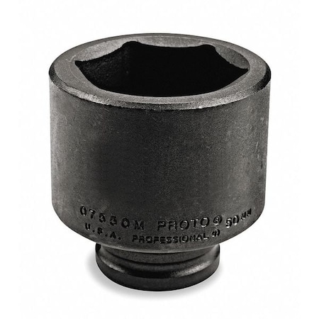 3/4 in Drive Impact Socket 29 mm Size 6 pt Standard Depth, Black Oxide MPN:J07529M