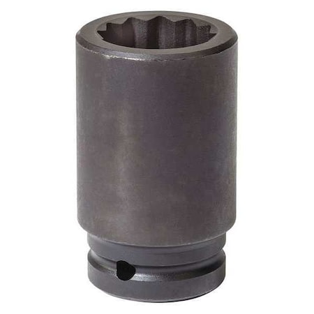 3/4 in Drive Impact Socket Deep Socket, black oxide, Steel, 32 mm MPN:J07532MLT