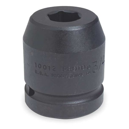 3/4 in Drive Impact Socket 2 1/8 in Size 6 pt Standard Depth, Black Oxide MPN:J07534