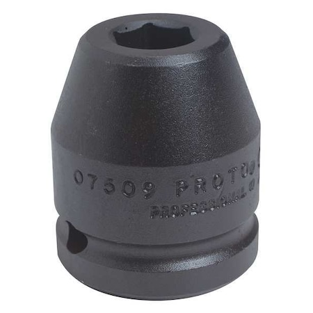 3/4 in Drive Impact Socket 2 5/16 in Size 6 pt Standard Depth, Black Oxide MPN:J07537