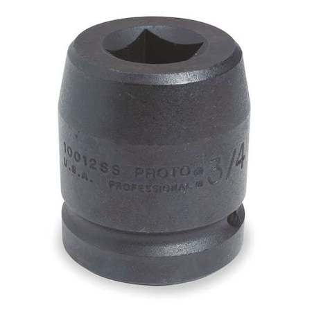1 in Drive Impact Socket 1 1/2 in Size 4 pt Standard Depth, Black Oxide MPN:J10024SS