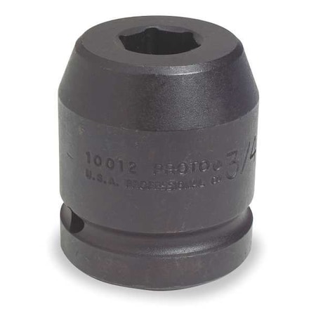 1 in Drive Impact Socket 4 1/2 in Size 6 pt Standard Depth, Black Oxide MPN:J10072