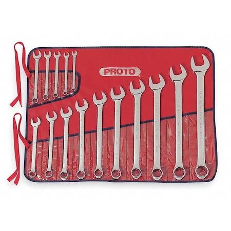 Combo Wrench St, Steel, Polish, Stnrd, Ofst MPN:J1200F-T500