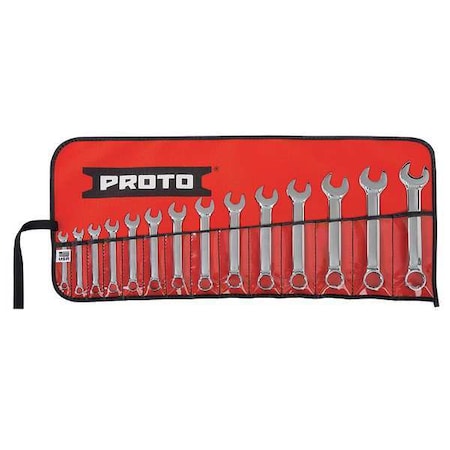 Combo Wrench Set, Short, Metric, 12Pt, 14 PC MPN:J1200MES-14