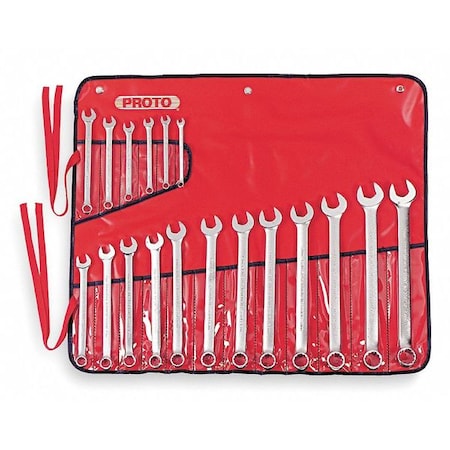 18 Piece Satin Metric Combination ASD Wrench Set - 12 Point MPN:J1200R-MASD