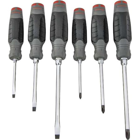 Screwdriver Sets, SAE; Metric, 6 pcs MPN:J1206SCPF