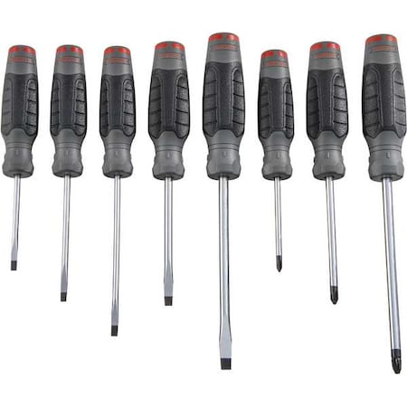 Screwdriver Sets, SAE; Metric, 8 pcs MPN:J1208SCF